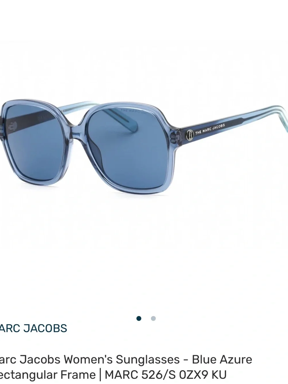 Blue Square Oversized Women's Sunglasses